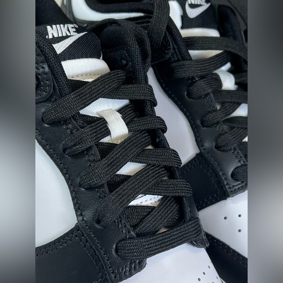 🆕 Nike Dunk Low Retro in White/White/Black Panda Men’s Size: 7 With Original Box - Picture 8 of 17